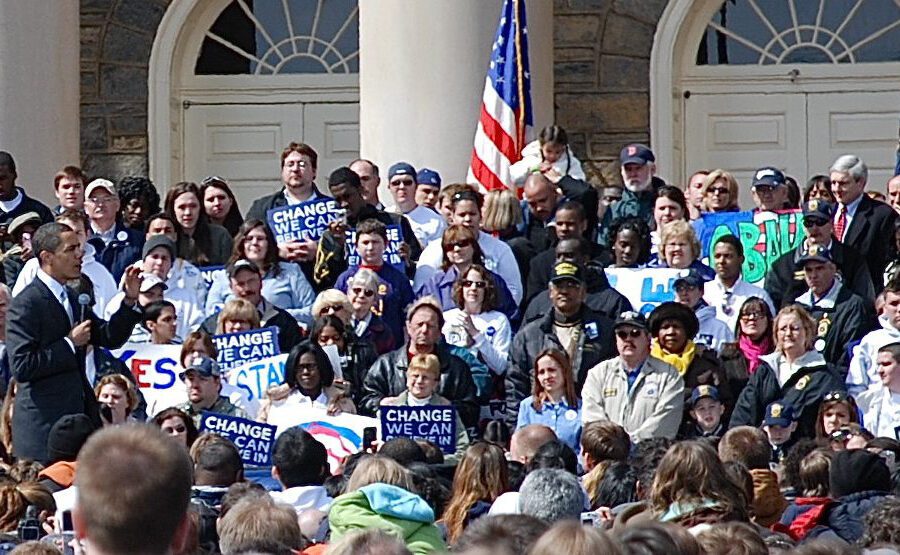 Barack Obama Campaign Rally in PA 2008