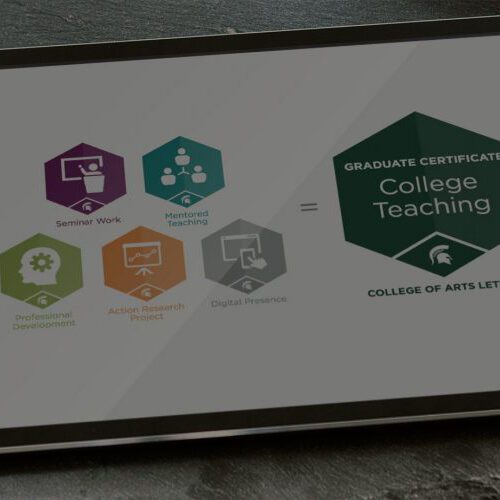 IPad with CAL info on screen