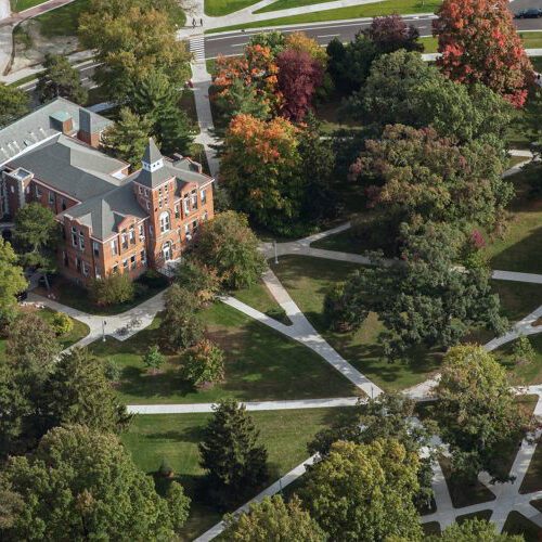 Paths Outside of Linton Hall